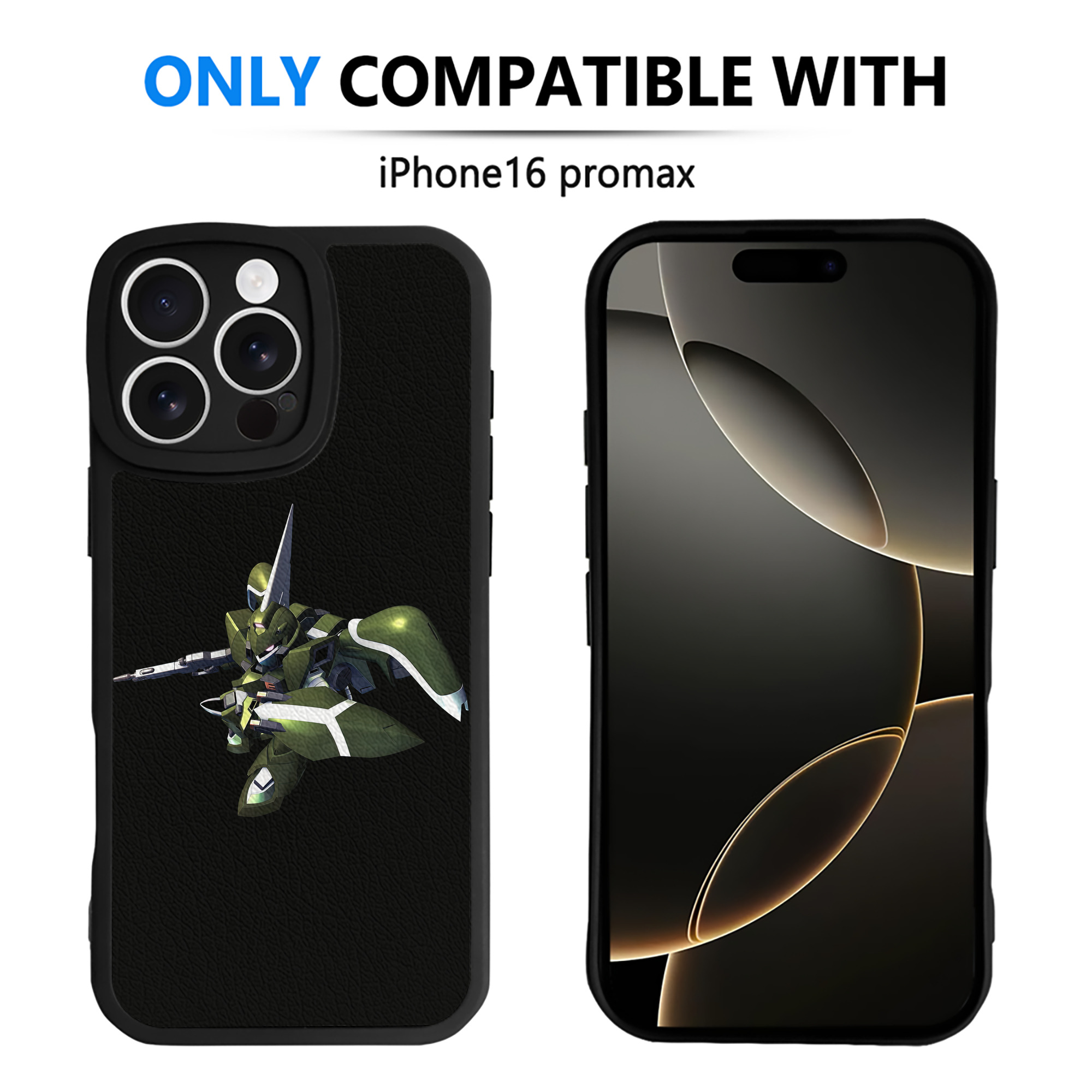 （画像用） 機動戦士ガンダム Mobile Suit Gundam 【iPhone 16シリーズ対応】シリコンスマホケース（レザー調） 材質：シリコン